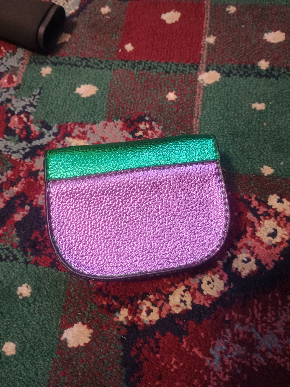 Kurt Geiger green and purple mini bag - Picture 2 of 12